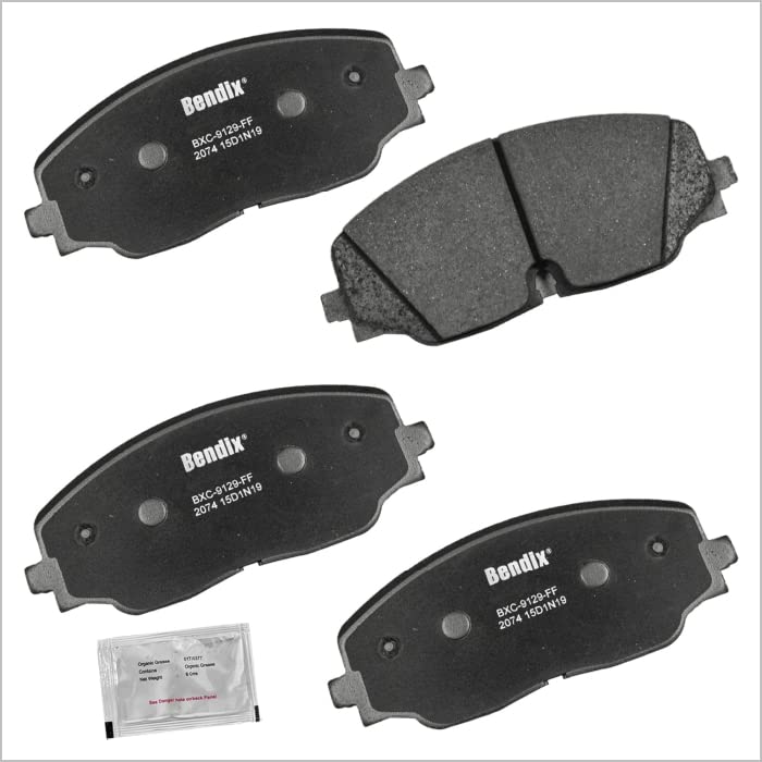 Bendix Priority1 Cfc2074 Ceramic Front Brake Pads For Volkswagen Atlas 2024-2018, Atlas Cross Sport 2024-2020, Teramont 2019
