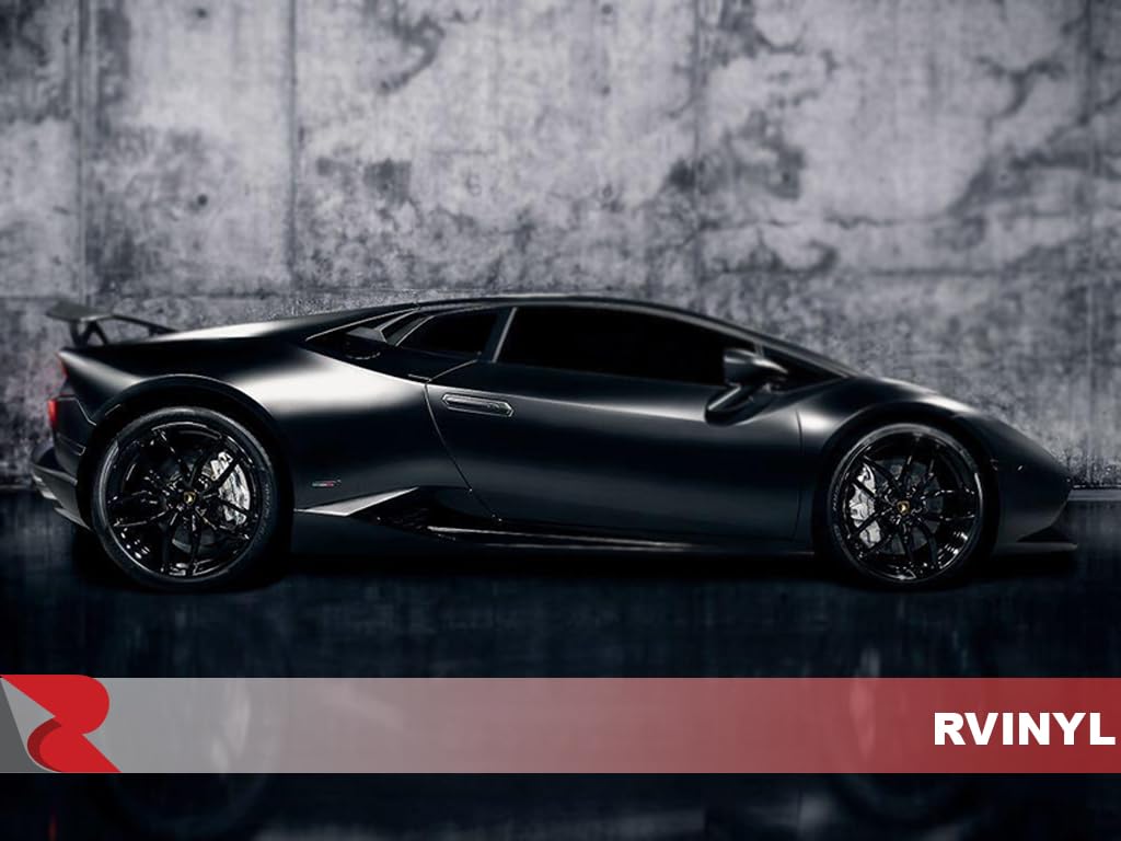 3M 2080 Series S12 Satin Black - 5Ft X 6 '' - Dual Cast Car Wrap Vinyl Film And Controltac Air Release Adhesives - Bubble Free S