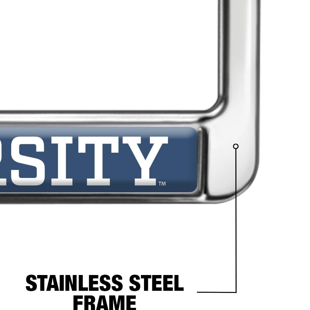 GRAPHICS & MORE Metal License Plate Frame - Brandeis University Alumni, Full Size, Brandeis Judges Color