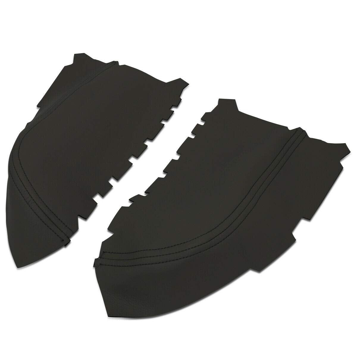 Center Console Cover Front Door Armrest Replacement Kit Fits For Pilot 2009-2015,Leather Cover Only (Black)