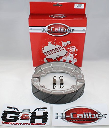 Quality Water Grooved Rear Brake Shoes & Springs For The 2001-2014 Honda Trx 500 Rubicon Atvs