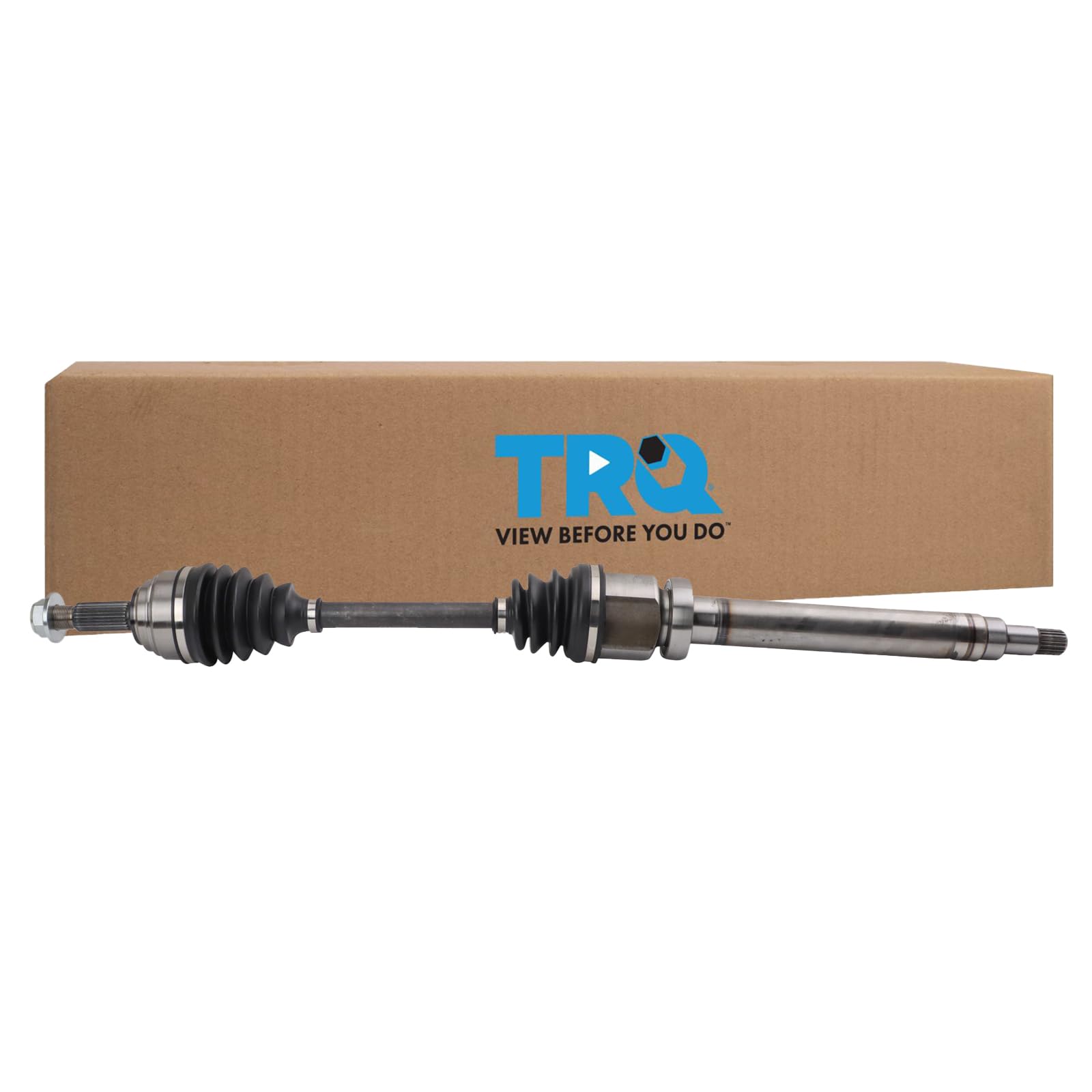 Trq Front Right Cv Axle Shaft Assembly Passenger Side Compatible With 14-18 Ford Fiesta