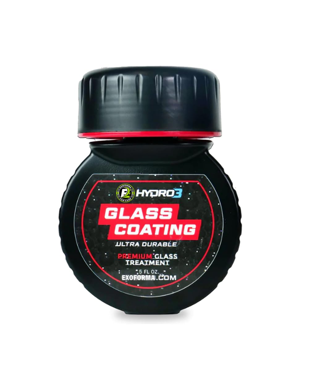 Exoforma Hydro3 Glass Coating - Hydrophobic Glass Coating For Windshield - Durable Water Repellent - Vision Enhancing For Windsh