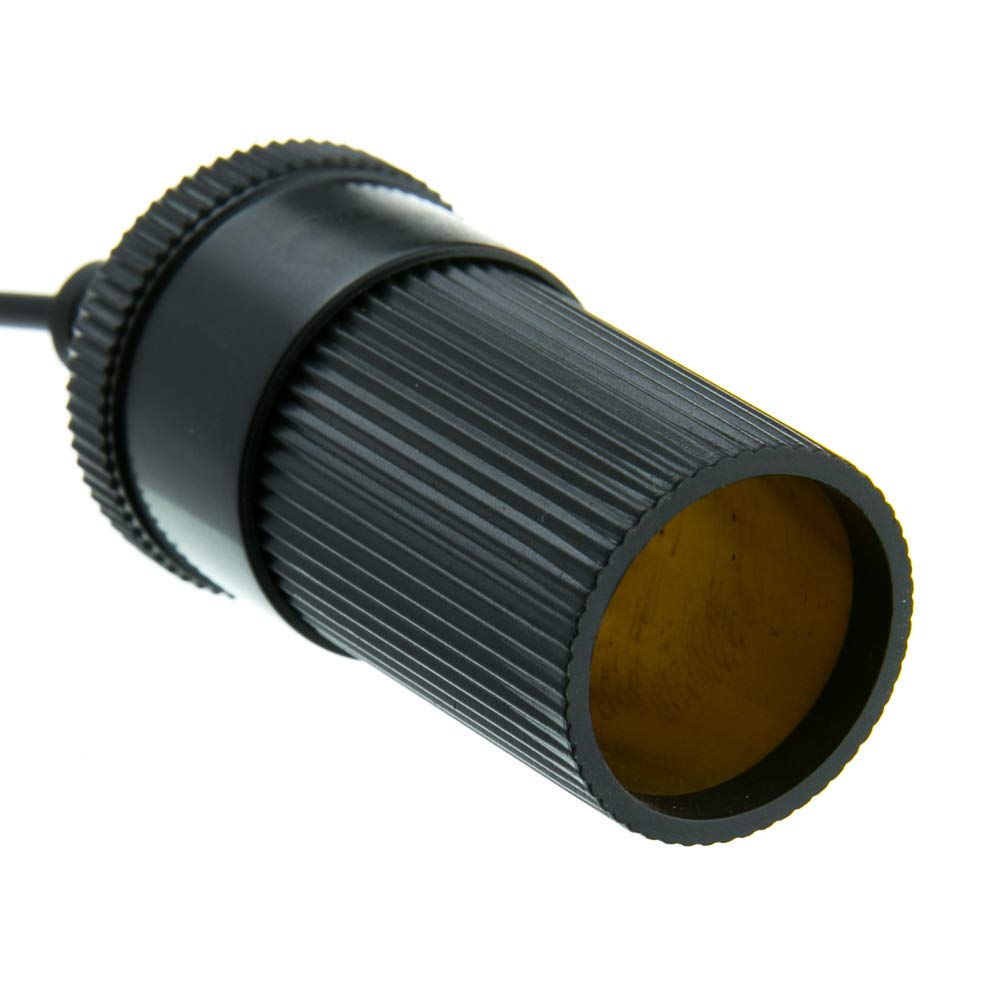 12V Dc Cigarette Lighter Power Extension Cable For Cars, Boats, And Rvs, 6 Foot