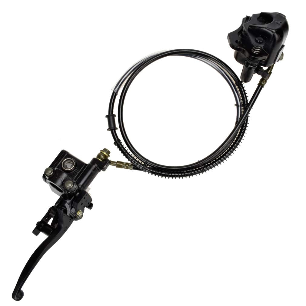 Hiaors Left Hydraulic Brake Master Cylinder Caliper For Taotao Sunl Roketa Nst 50Cc 70Cc 90Cc 110Cc 125Cc Peace Eagle Cool Sport