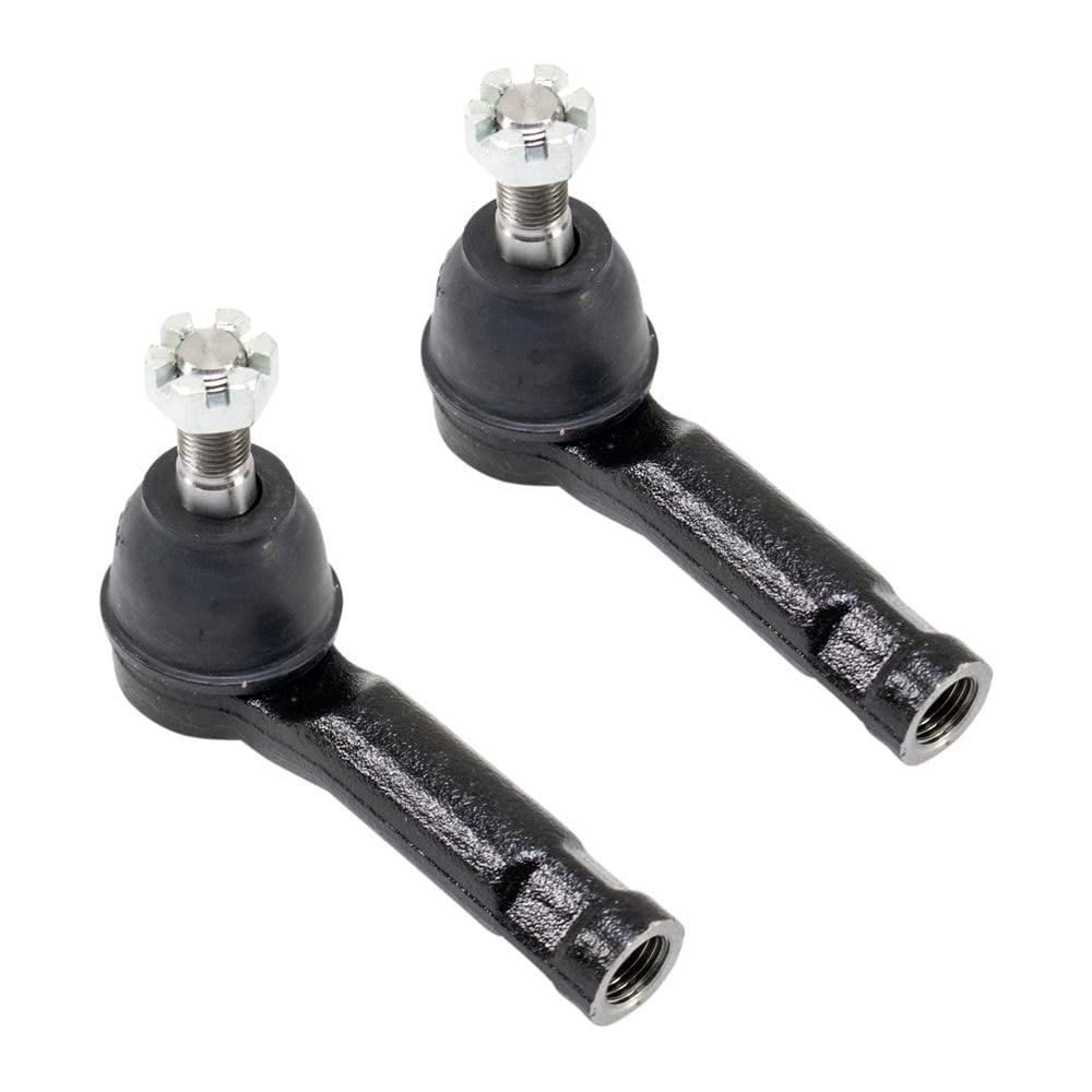 TRQ Front Outer Tie Rod Set Compatible with 2013-2016 Mazda CX-5