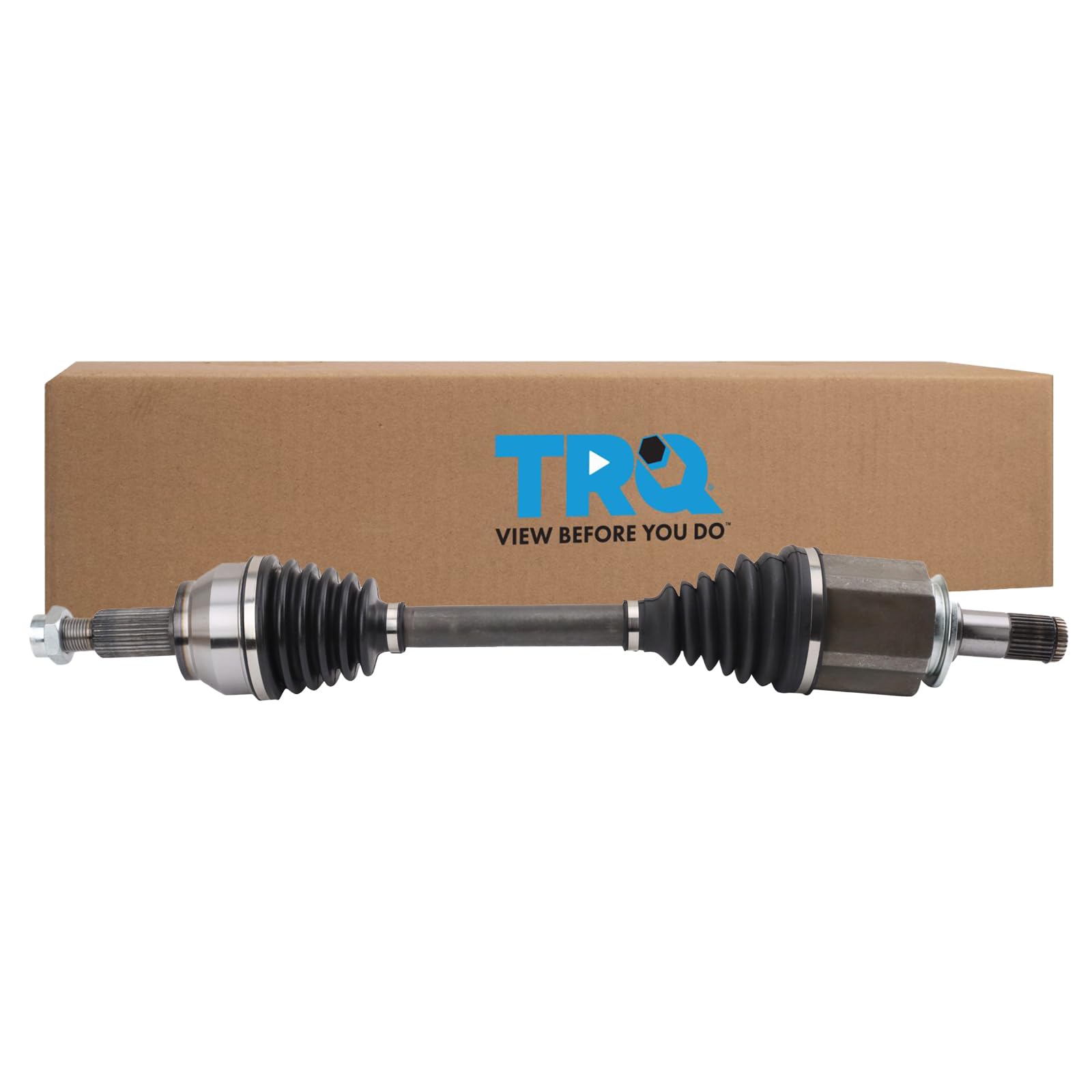 Trq Front Left Cv Axle Shaft Assembly Drivers Side Compatible With 2017-2020 Land Rover Discovery 2013-2019 Range Rover 2014-201