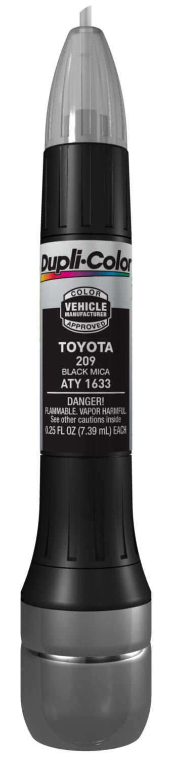 Dupli-Color Aty1633 Scratch Fix All-In-1 Exact-Match Automotive Touch-Up Paint - Toyota Black Mica - 0.25 Oz. Paint Pen