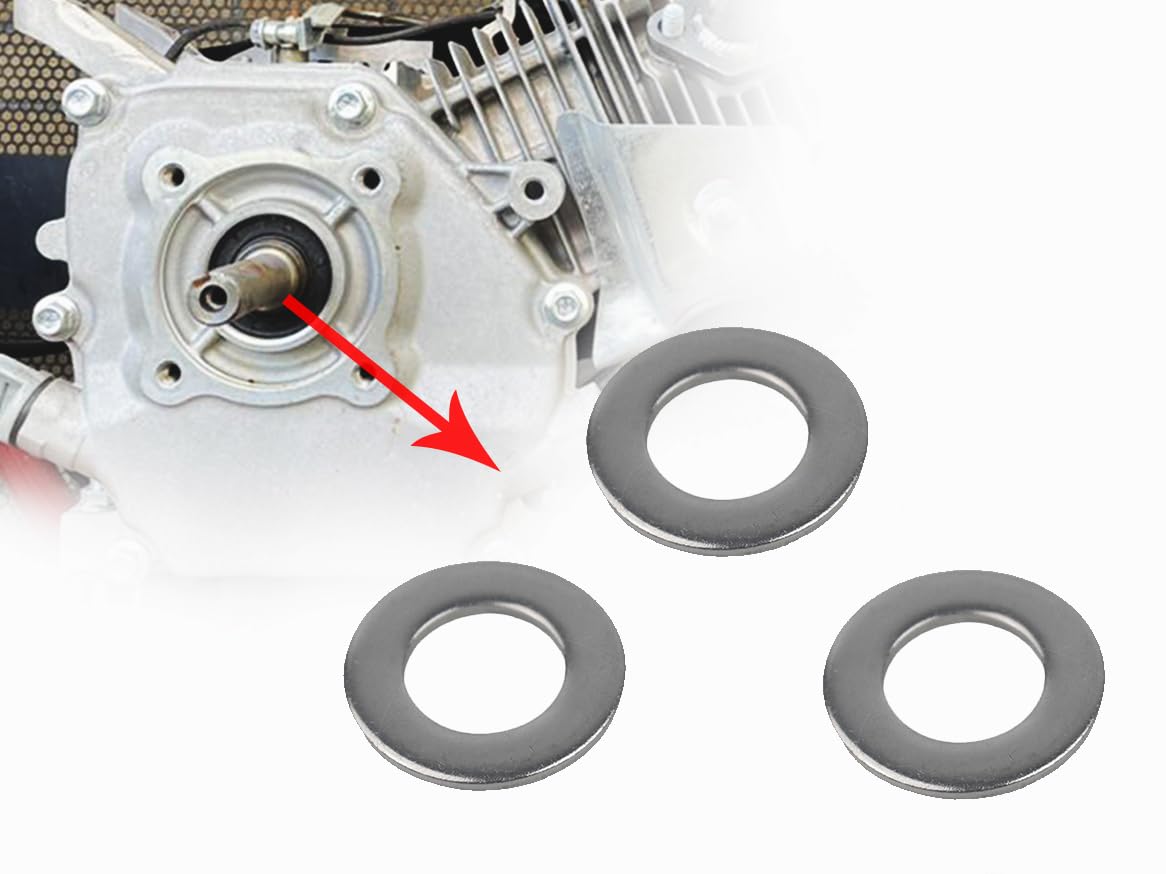 3pcs Universal Clutch Spacer Shim Washer with 3/4 inch fit for Predator 212cc for Coleman CT200U BT200X KT196 GX160 6.5hp Engine