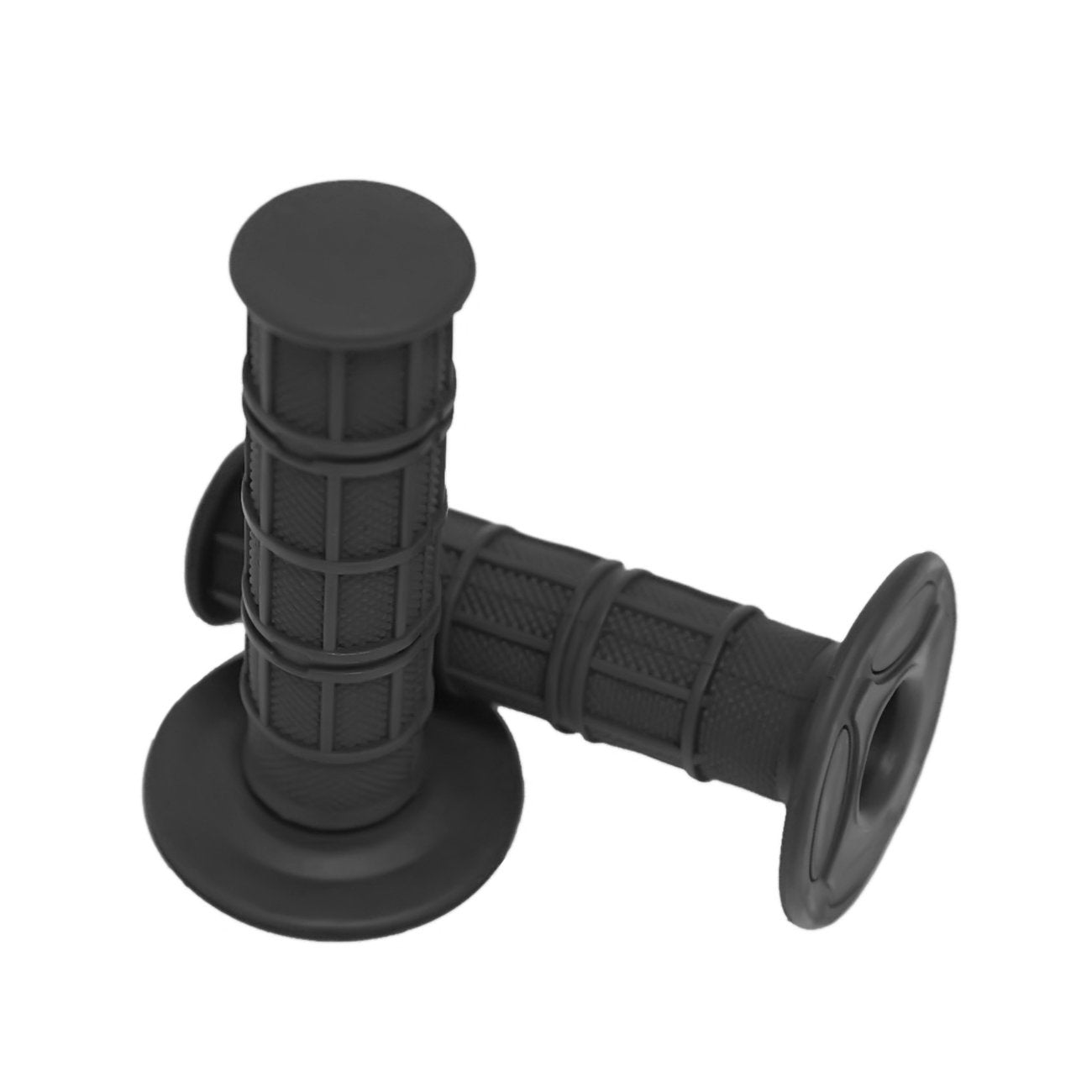 7/8' Practical Motorcycle Hand Grips Dirt Bike Motocross Gel Handlebar 2Pc- Black