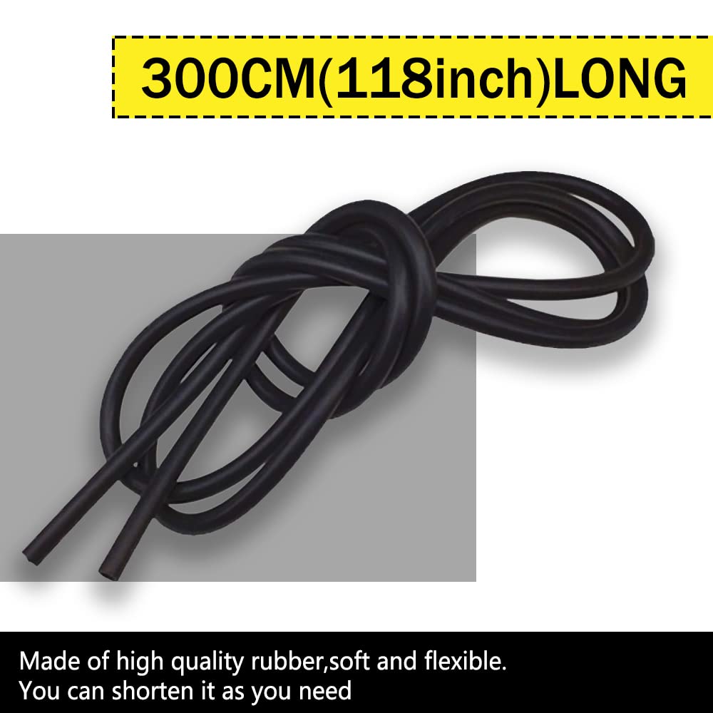 Windshield Washer Hose Kit, 3 Meter Washer Fluid Hose With 6 Pcs Hose Connectors, Windshield Washer Nozzles Kit Suitable For Mos