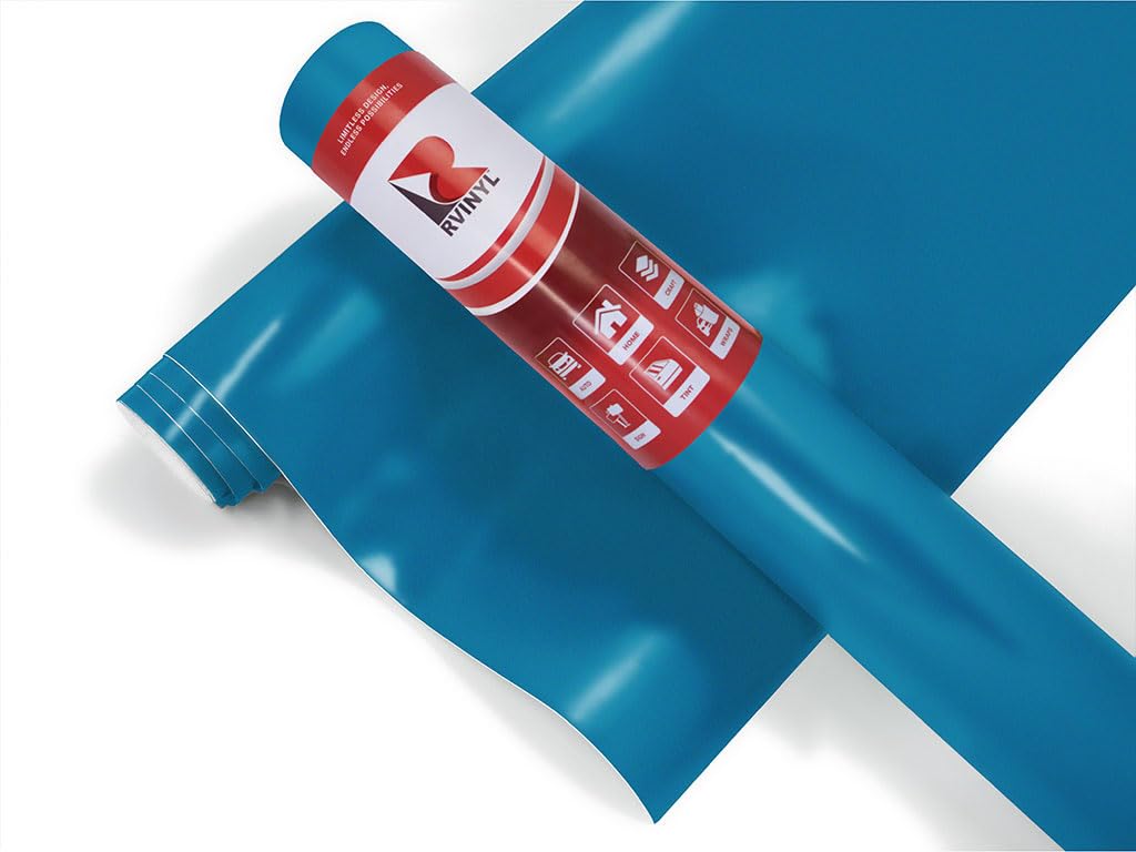 3M 2080 Series S347 Satin Perfect Blue - 5Ft X 6Ft - Dual Cast Car Wrap Vinyl Film - Controltac Air Release Adhesives - Bubble F