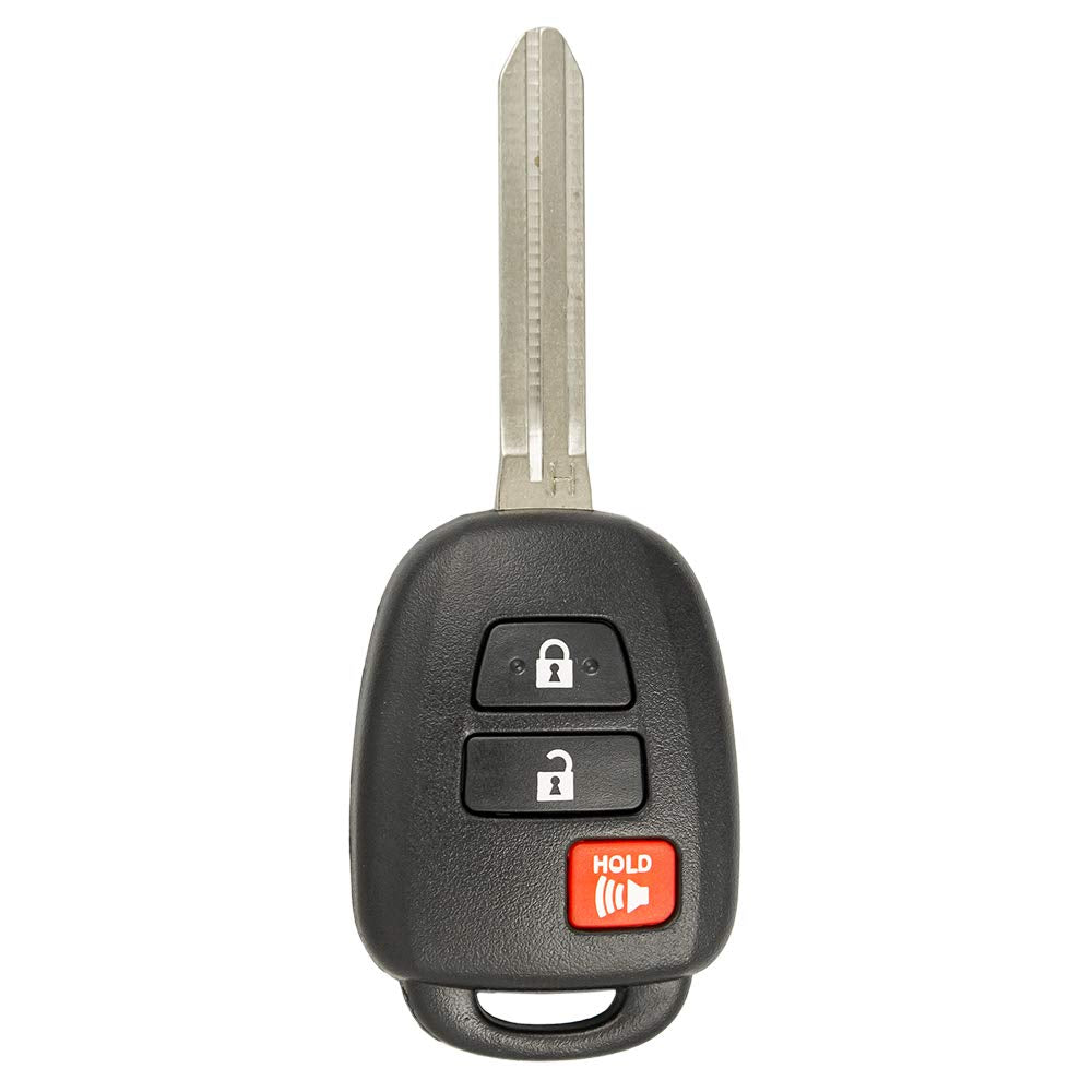 Keyless2Go Replacement For 3 Button Remote For Head Key Hyq12Bdm / 89070-52F50 / 89070-42820 H Chip