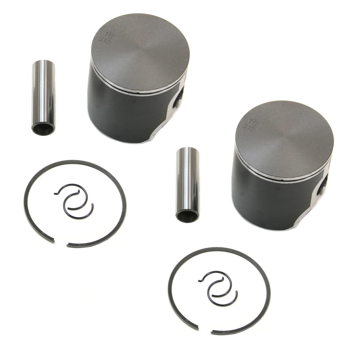 Spi, Sm-09243, 2 Standard Bore Piston Kits For Ski-Doo 800R Etec & Ptek Fits 2008-2011 82Mm