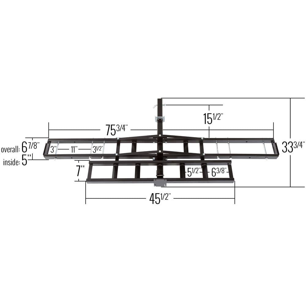 Black Widow Mcc-500 Steel Motorcycle Carrier