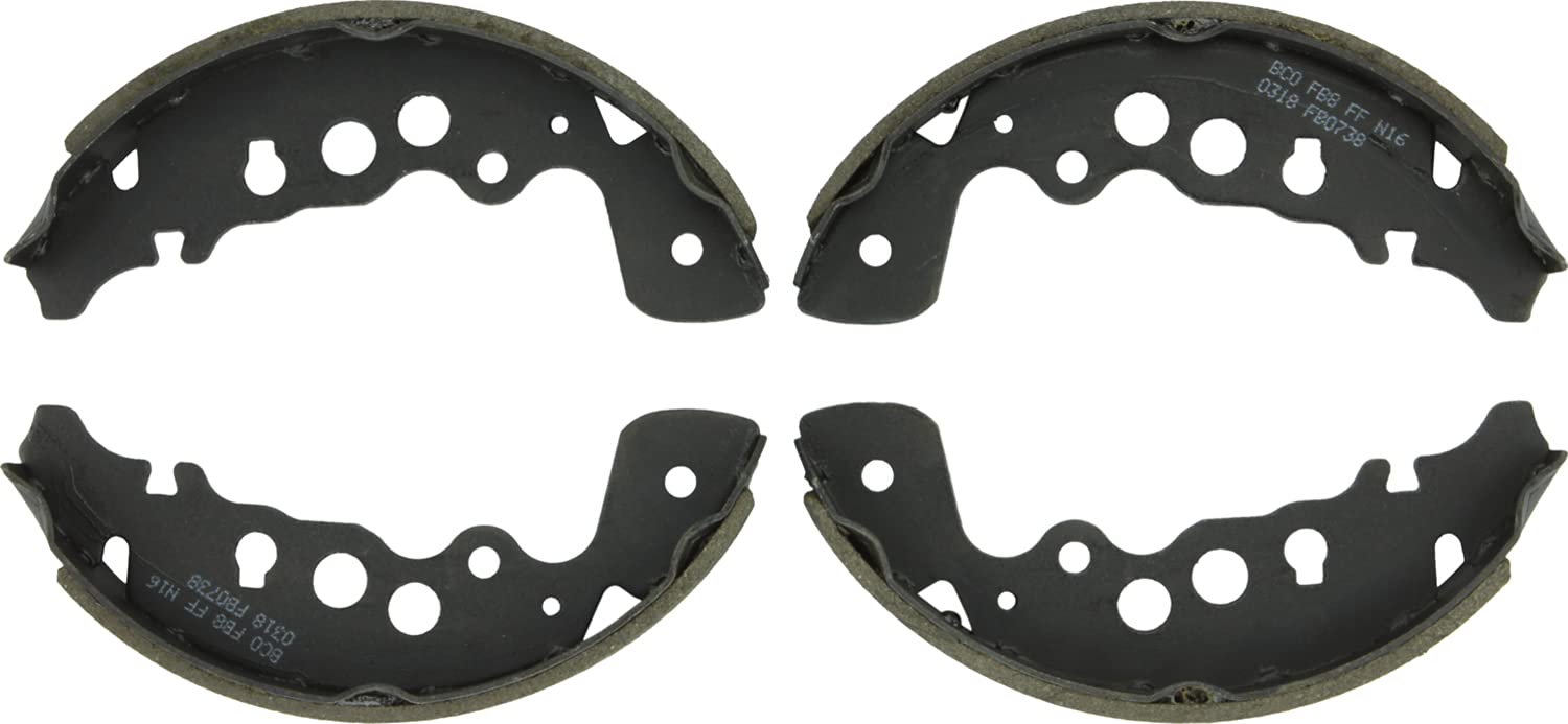 BOSCH BS738 Blue Drum Brake Shoe Set - Compatible With Select Chevrolet Tracker; Suzuki Grand Vitara, Vitara; REAR