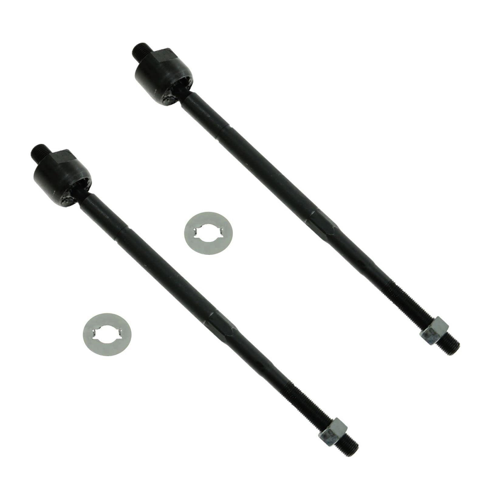 TRQ Front Inner Tie Rod Set Compatible with 2001-2006 Hyundai Elantra 2003-2008 Tiburon 2005-2009 Kia Spectra Spectra5