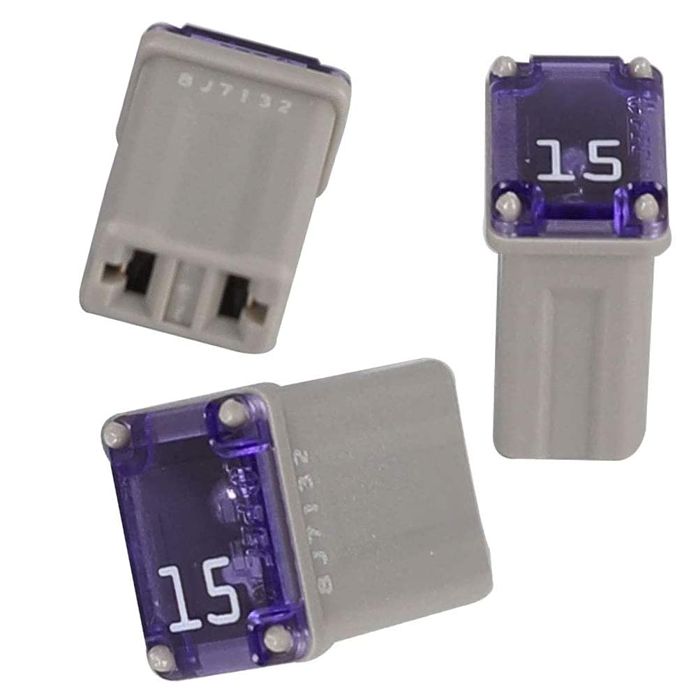 10 Flosser 608815 15 Amp Micro Cartridge Fuses - Fmm Mcase Type