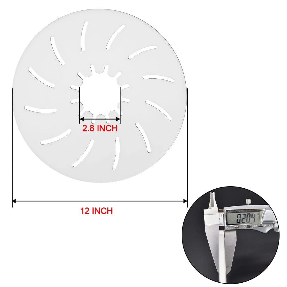 Scottchen Pro 5Th Wheel Hitch Lube Plate 12In Rv Camper Trailer Fifth Wheel Plate - 2Pack