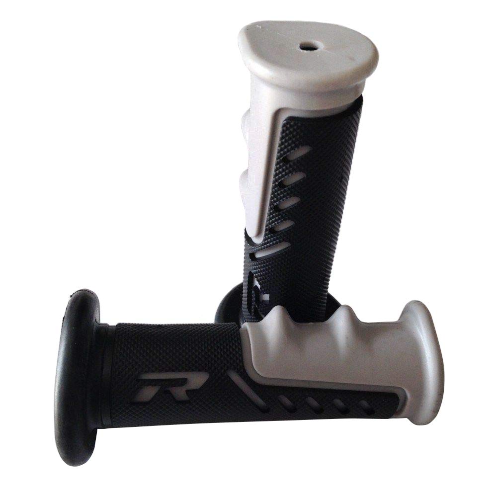 Httmt Xh4077- Atv Watercrafts Inchesr Inches Engraved Gel Grips Gray Compatible With Atv Quad Yamaha Kawasaki Polaris Seadoo Bombardier Jet Ski Foreman Recon Rincon