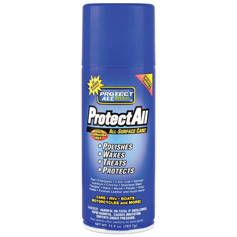 All-Surface Care - Cleaner, Wax, Polisher And Protector - Interior And Exterior Use, 13.5 Oz - Protect All 62015(Packaging May V