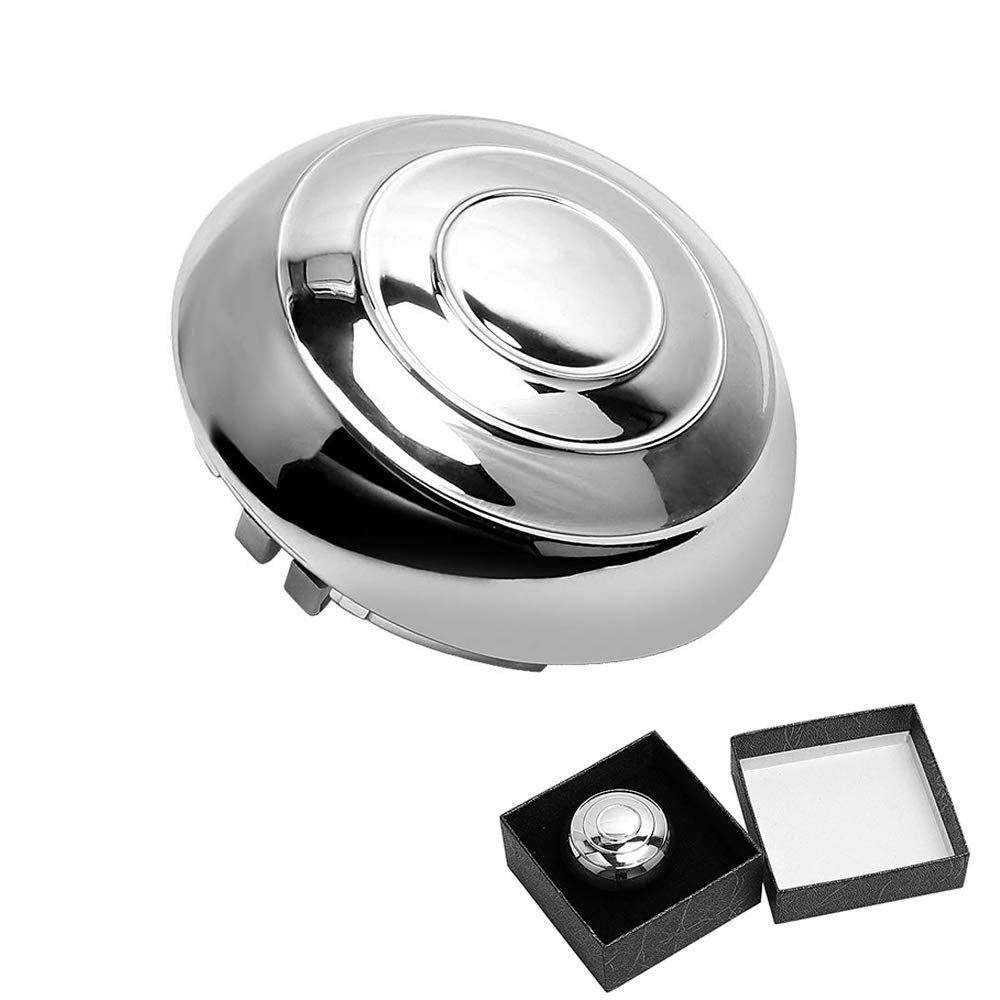 BASIKER Fit for Shifter Knob Chrome Cap with Stronger Clips Ford F-150 2004-2005 OEM 4L3Z-7213-BA Triple Chrome Plated Install i