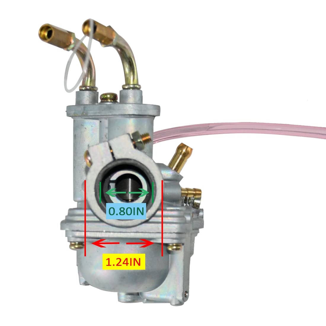 Jdllong Pw50 Carburetor Fit For Yamaha Pw 50 Peewee Pw50 Y-Zinger Carb 1981+ With Air Filter