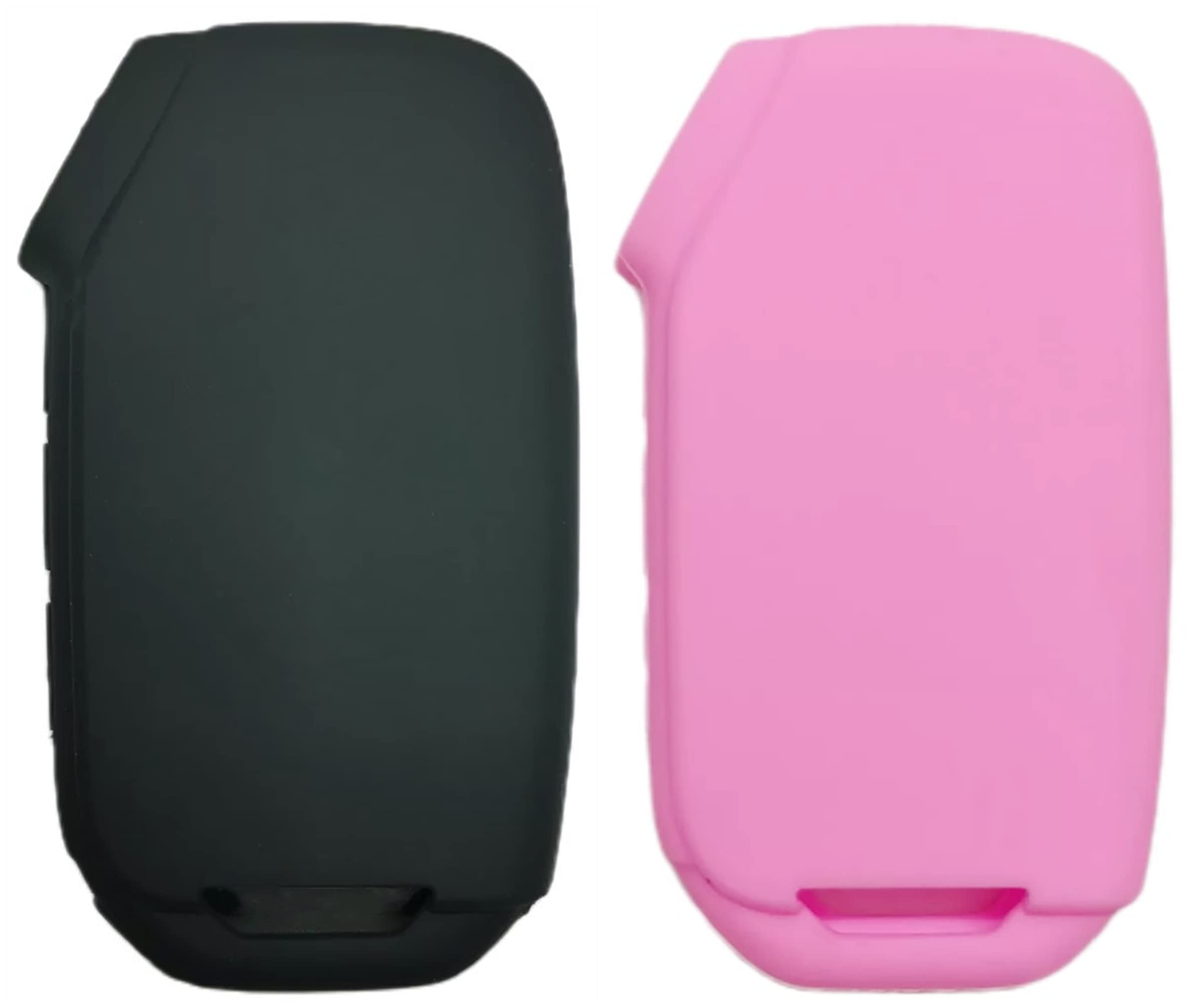 Reprotecting Silicone Rubber Key Fob Cover Compatible With 2022 2023 Kia Cadenza Forte Forte5 K5 Niro Rio Seltos Sorento Soul Sportage Stinger Telluride (Black Pink)