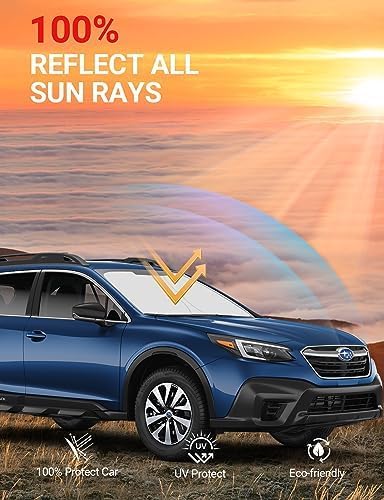 Proadsy 2025 Upgrade Windshield Sunshade Custom For Mazda Cx-5 2017-2023 2024 2025 Reflective Heat Sun Uv Protector Foldable Fro