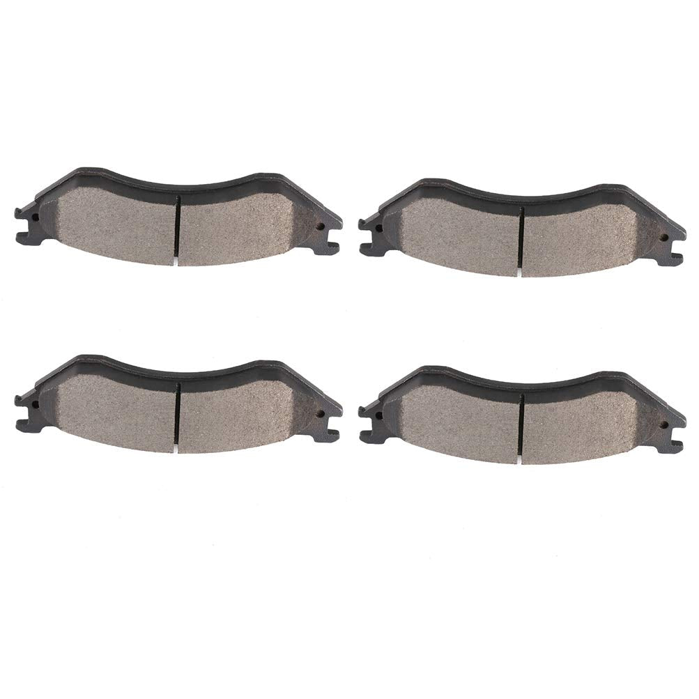 Cciyu Ceramic Rear Brake Pad Set Fit For 2006-2008 For Dodge For Ram 1500,2001-2008 For Dodge For Ram 2500,2001-2008 For Dodge F