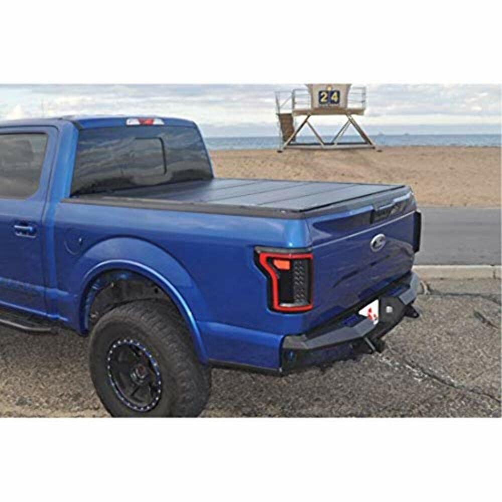 Leer Hf650M Quad-Folding Truck Bed Tonneau Cover, Fits Toyota Tundra With Or Without Track System, Years 2007-2021, 6'6''Truck B