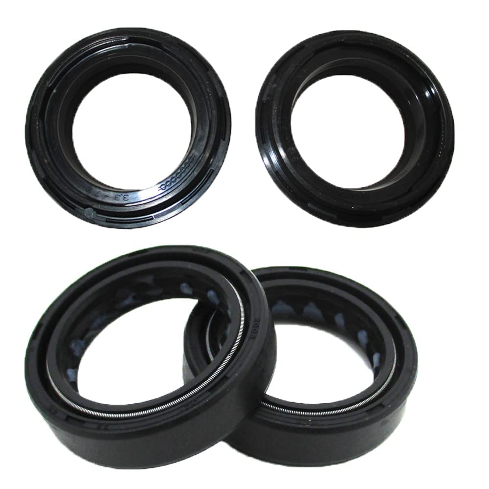 Dj-Motor Black Front Fork Seal Dust Cover Set 33X46X11Mm 33X46X14Mm For Pit Dirt Bike Atv Quad