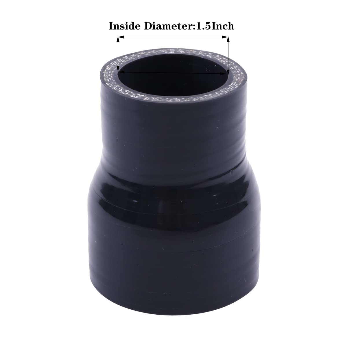 Ohob-Cool1.5 To 2 Inch Reducer Silionce Coupler Reinforced Hose,4-Ply Turbo/Intercooler/Intake Piping Industrial Hydraulic Id1.5