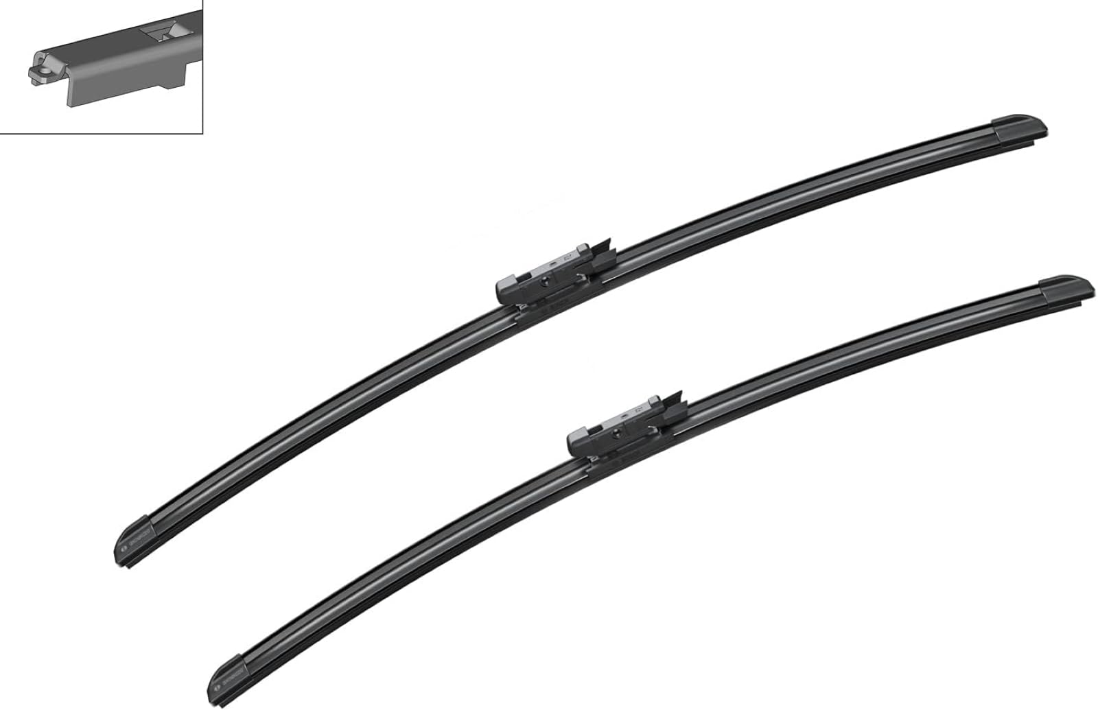 Bosch 3397118955 Aerotwin Oe Replacement Wiper Blades Driver & Passenger Side - Set Of 2 (24'' & 23'') Top Lock