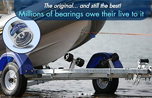 Bearing Buddy (4) 1.980 Boat Trailer Genuine Chrome With Protective Bra & Auto Check 1980A 42202 (2 Pairs)