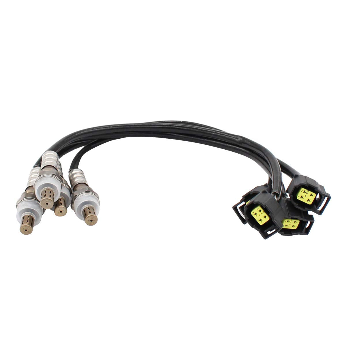 NewYall Pack of 4 Upstream Downstream Bank 1/2 Sensor 2/1 Air Fuel Ratio O2 Oxygen Sensor