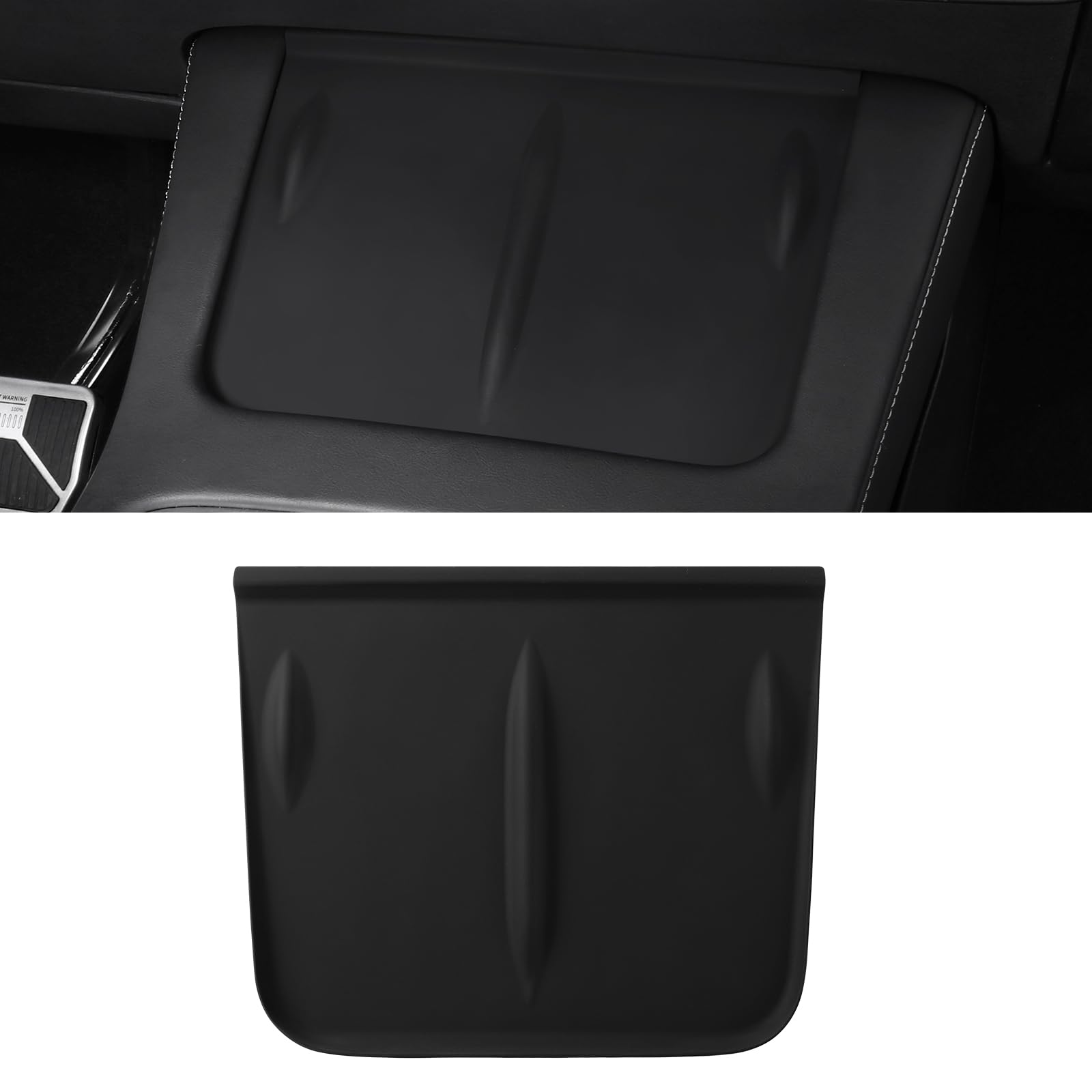 Basenor Tesla Model Y Model 3 Center Console Wireless Charger Mat Silicone Mat Wireless Charging Phone Pad For Tesla Interior Ac