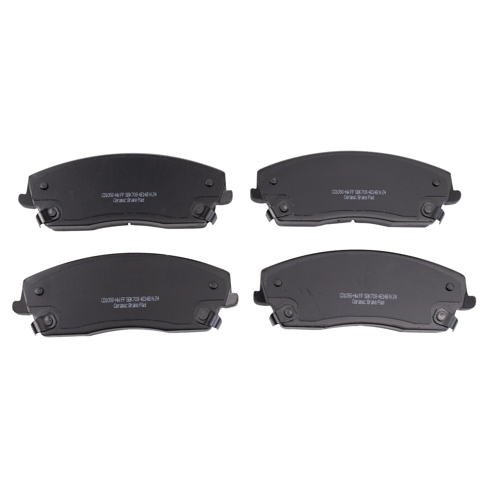 TRQ Front Brake Pads Ceramic Compatible with 2005-2020 Chrysler 300 2009-2020 Dodge Challenger 2006-2020 Charger 2005-2008 Magnu