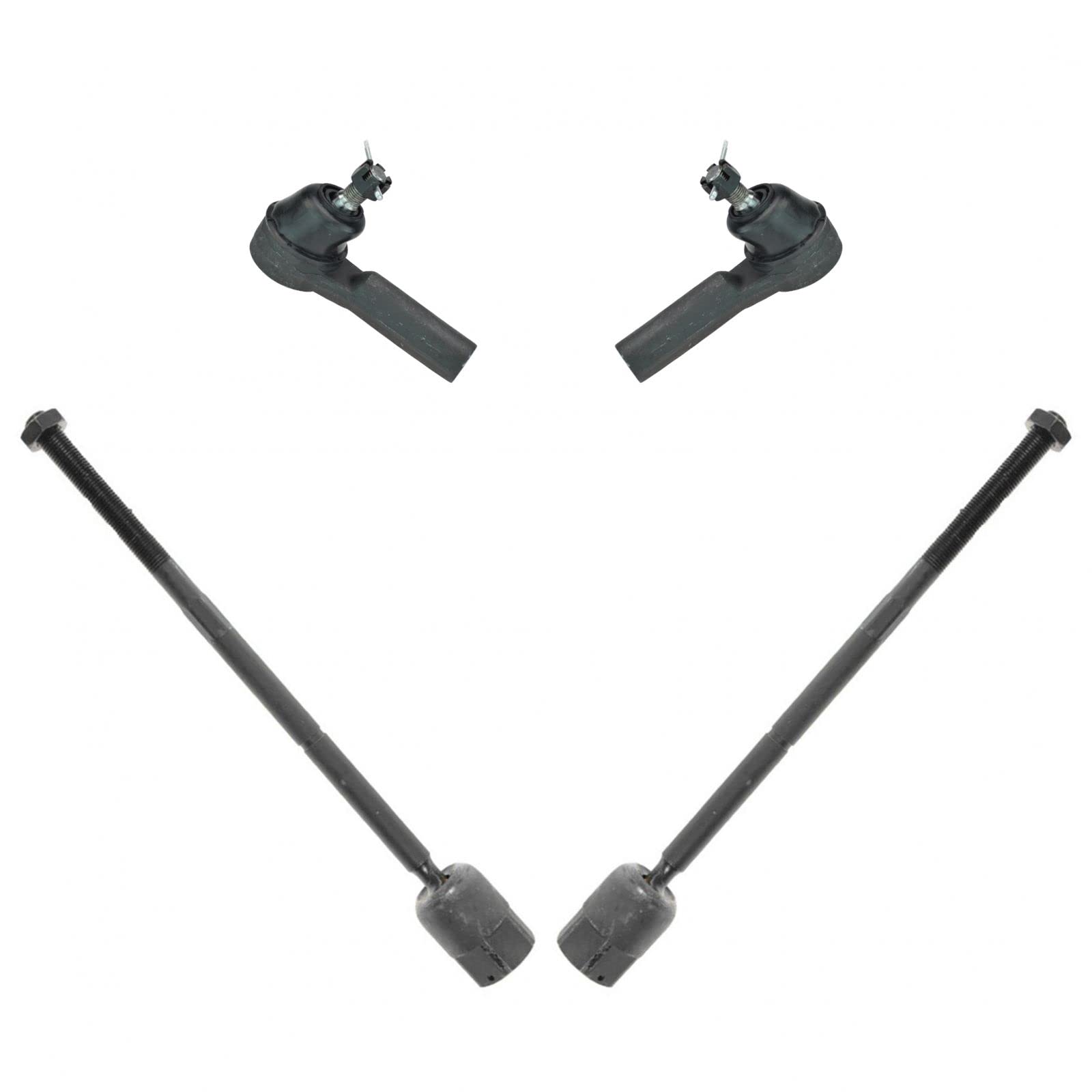 Trq Front Tie Rod Set Compatible With 1986-1995 Ford Taurus 1988-1994 Lincoln Continental Mercury Sable