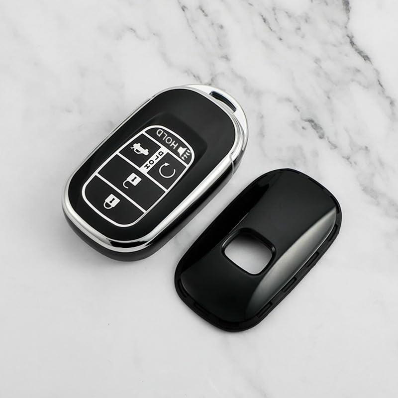 Tautrophen Key Fob Cover For Honda 2023 2024 Civic Accord Pilot Hrv Crv Odyssey Car Key Case Protector Holder Shell