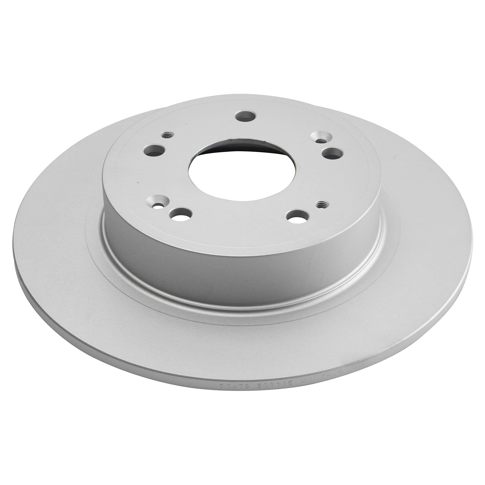 Trq Rear Brake Pad & Rotor Kit Brake Pads Brake Rotor Ceramic Premium G-Coated Compatible With 2016-2018 Honda Hr-V