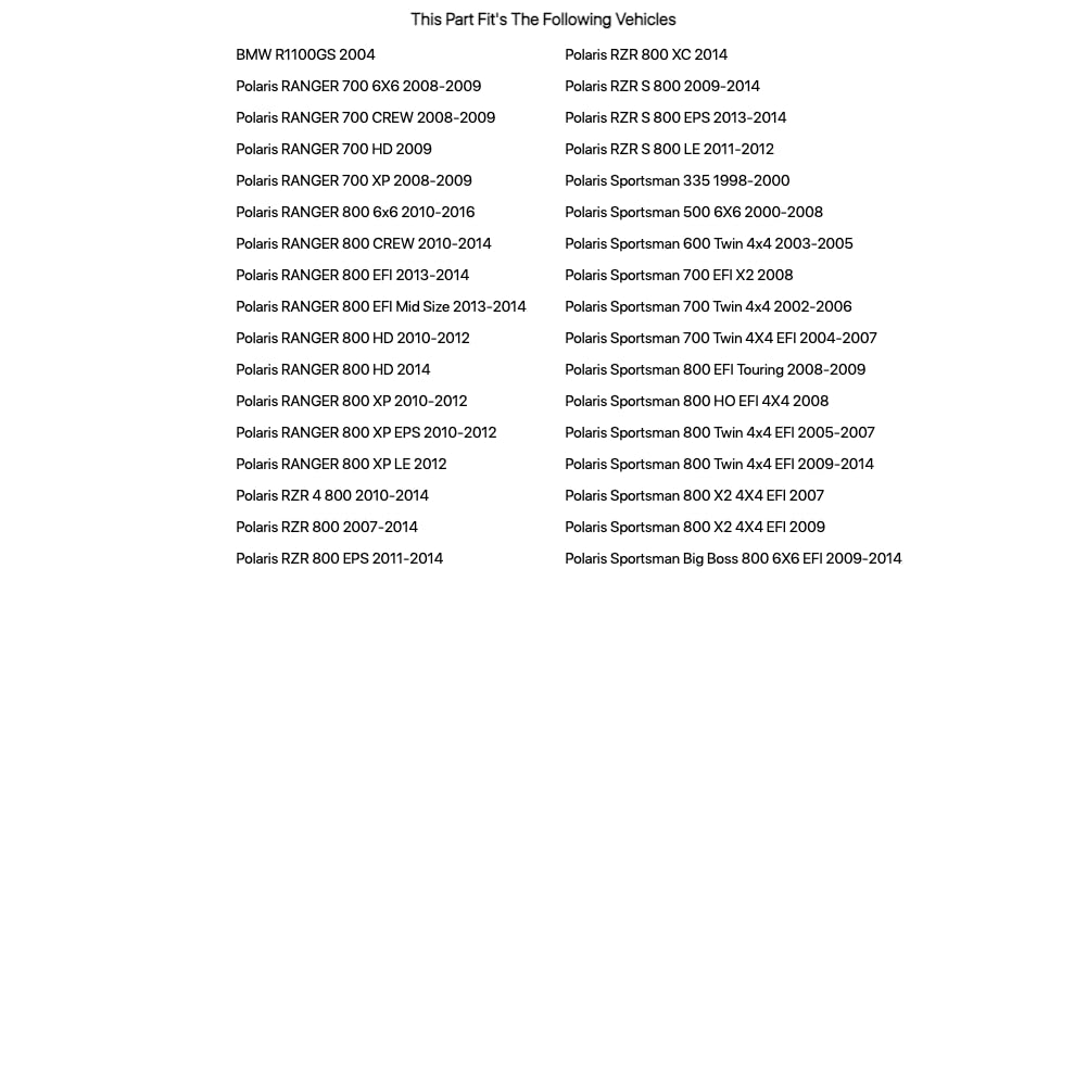 Ngk Resistor Sparkplug Bkr7E For Polaris Sportsman 700 Twin 4X4 2002-2006