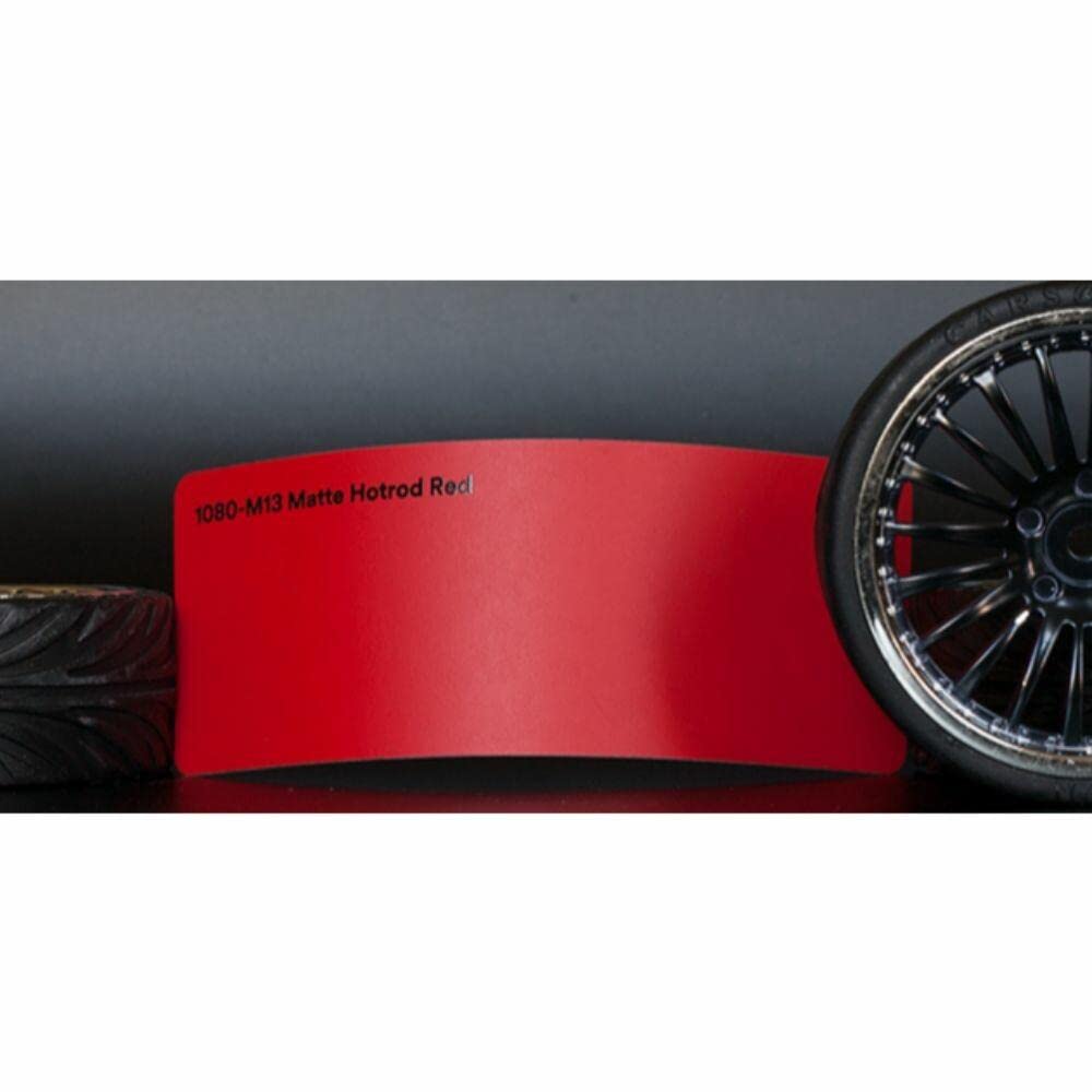 3M 1080 M13 Matte Red 5Ft X 1Ft (5 Sq/Ft) Car Wrap Vinyl Film