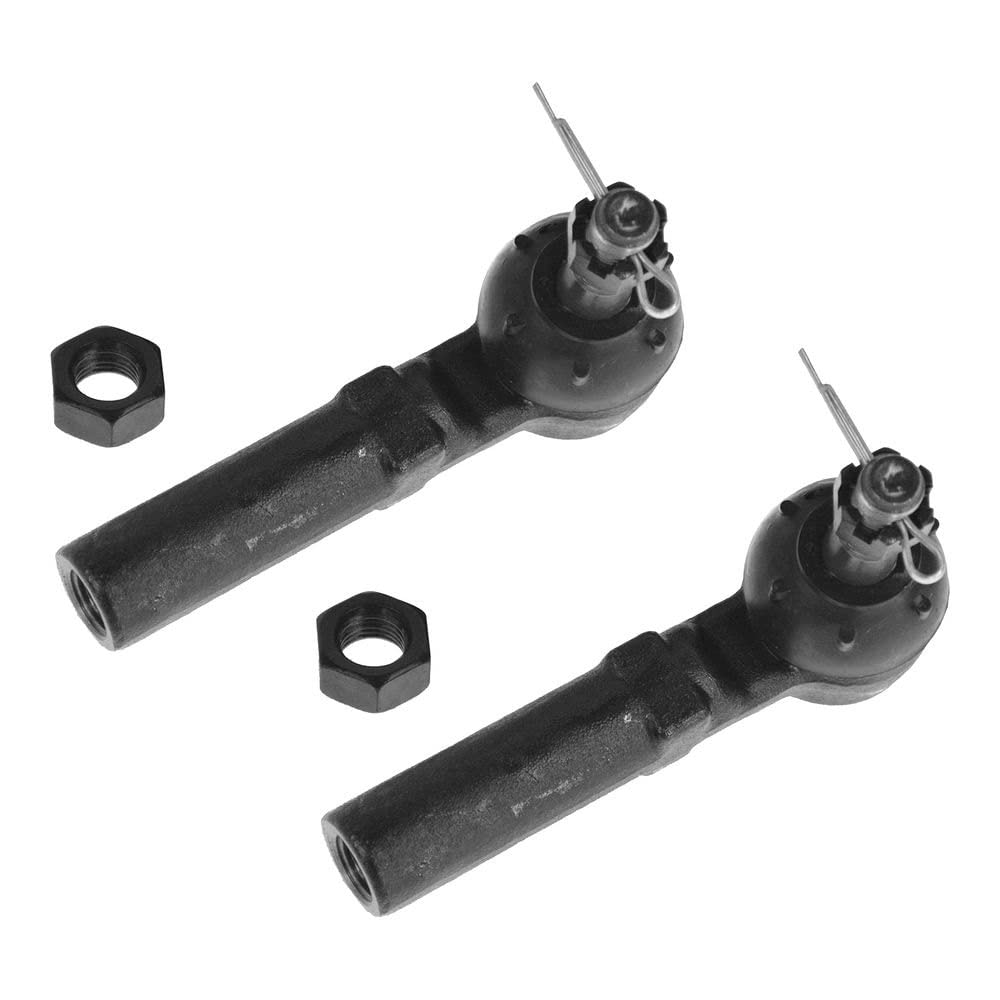 TRQ Front Outer Tie Rod Set Compatible with 2001-2010 Chrysler PT Cruiser 1995-2005 Dodge Neon 1995-2001 Plymouth