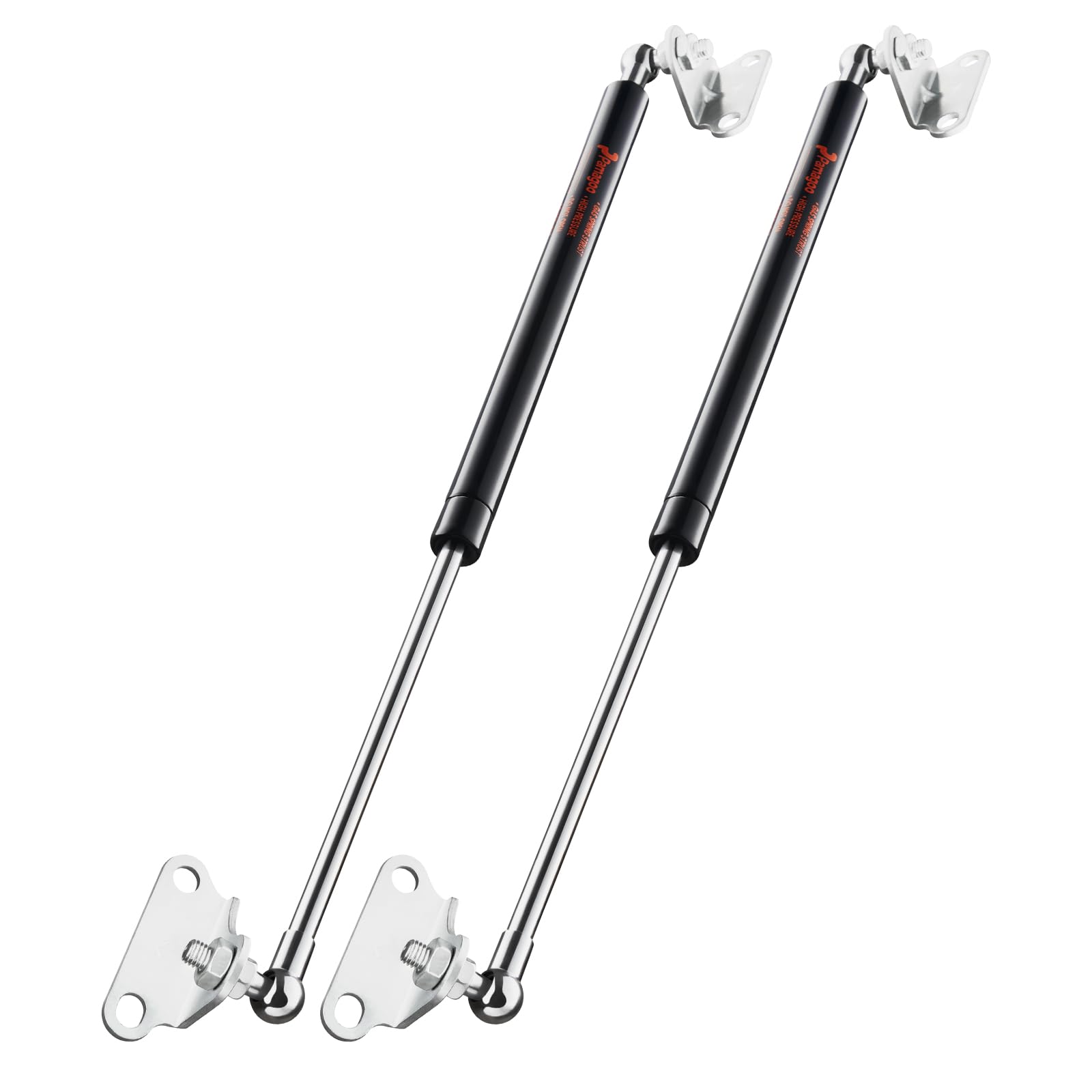 Pamagoo 25 Inch 200 Lbs Gas Strut Shocks, 890 N Gas Spring With L-Type Mounts For Heavy Duty Lid Cover Rv Murphy Bed Basement Fl