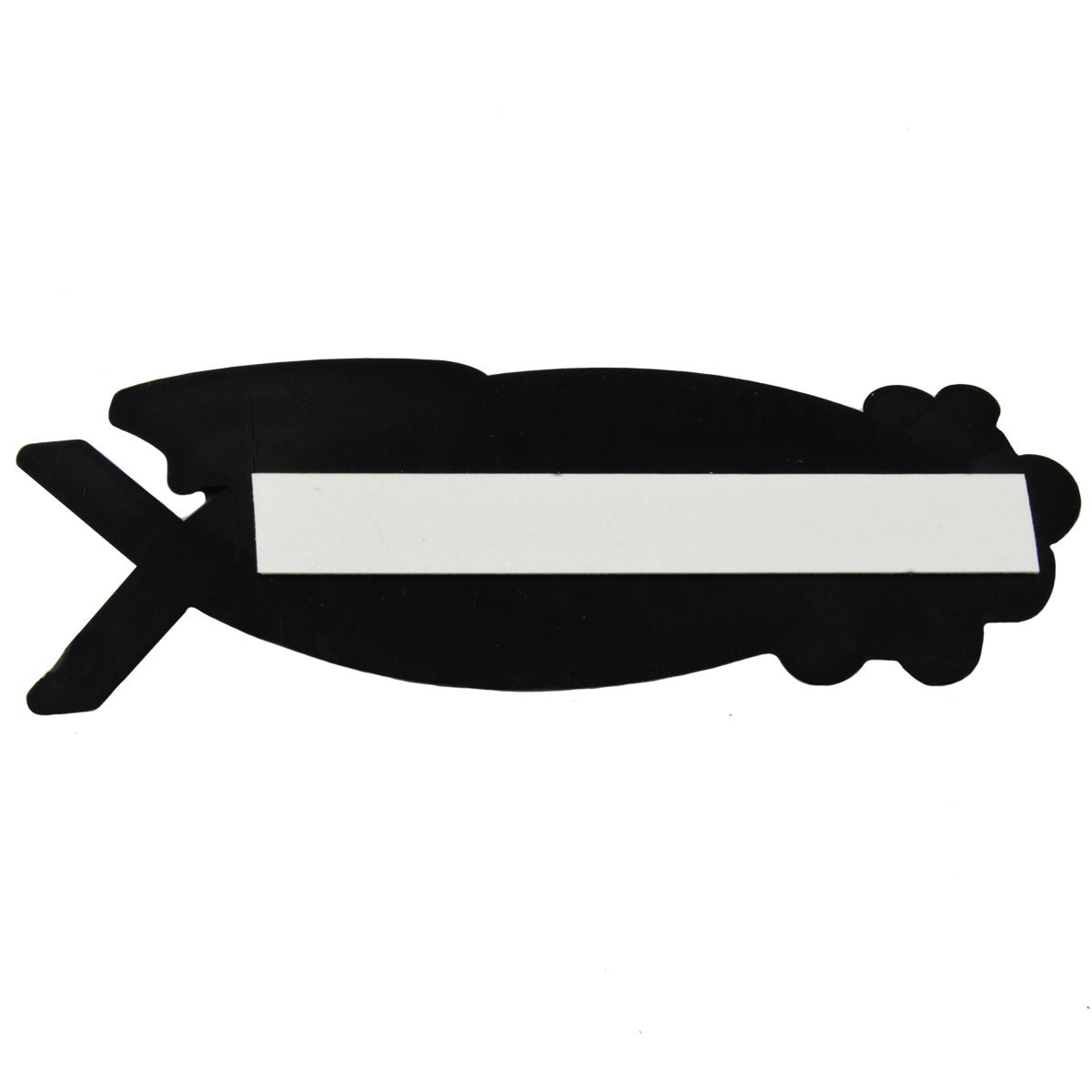 Cthulhu Fish Plastic Auto Emblem - [Silver][5 1/4'' X 2'']