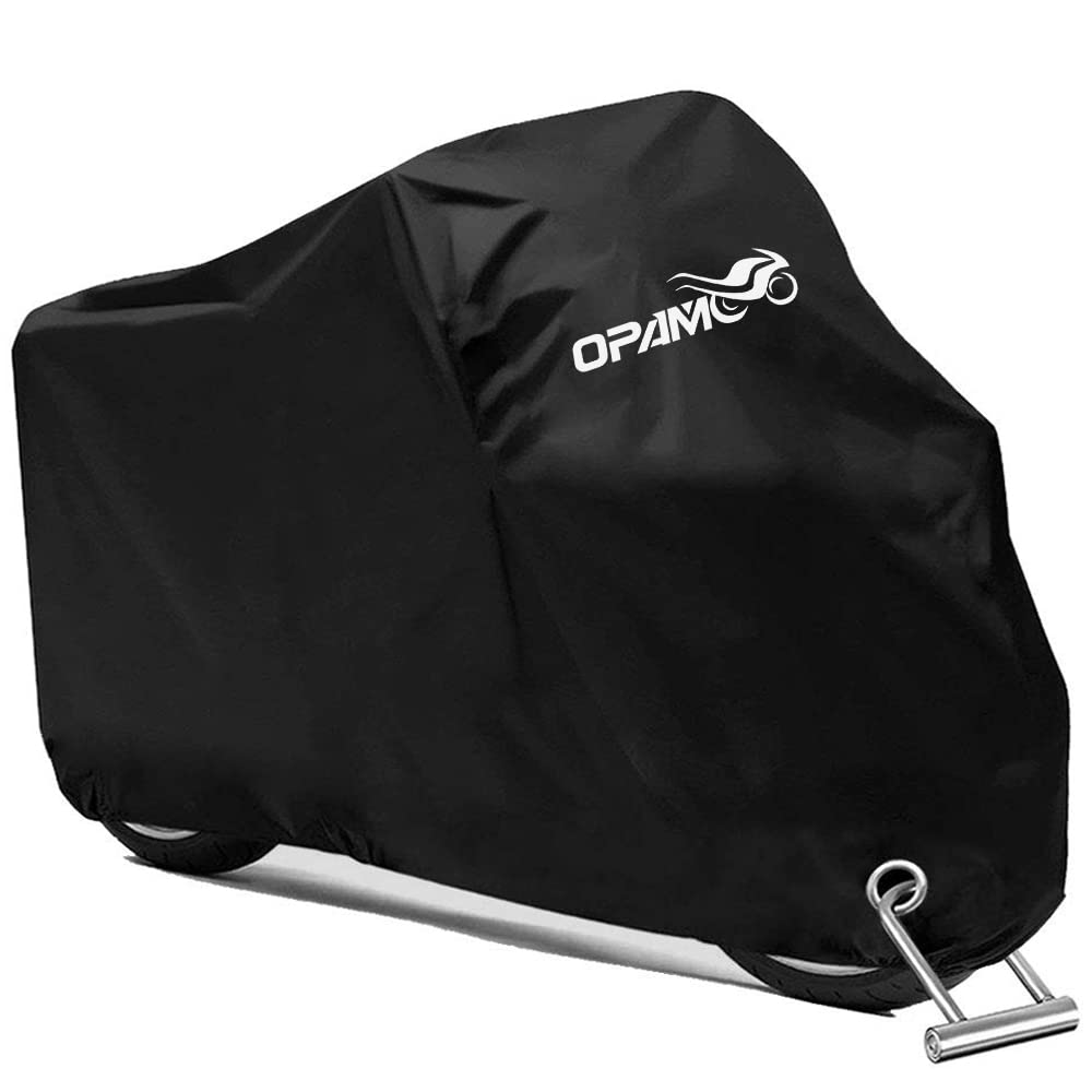 Motorcycle Scooter Cover Waterproof Outdoor - Large Medium XL 250cc 150cc 50cc Scooter Shelter for Harleys All Weather Motorbike