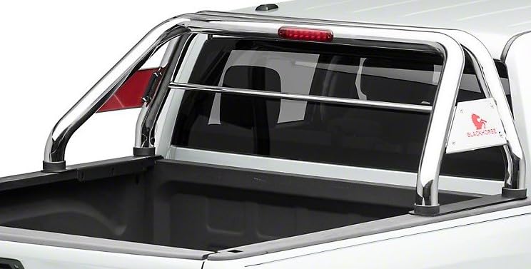 Black Horse Classic Roll Bar Stainless Steel Compatible With 17-24 Titan|00-24 Ram 2500/3500/F-150|01-24 Silverado/Sierra 1500/2