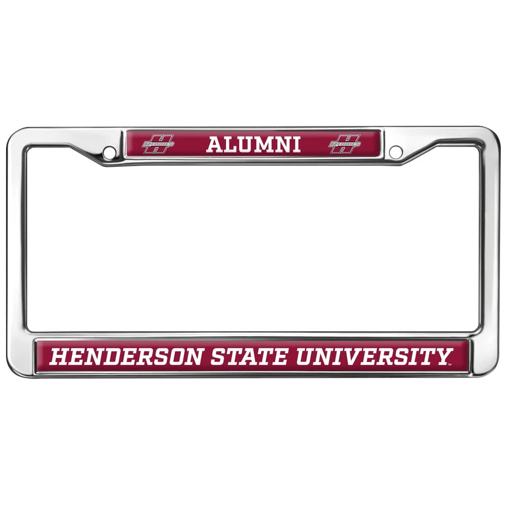 Henderson State University Alumni Logo Full Size Standard License Plate Metal Frame