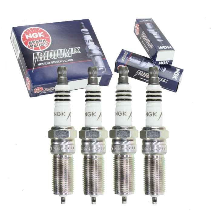 4 pc NGK Iridium IX Spark Plugs compatible with Chevrolet Colorado 2.5L 2.8L 2.9L L4 2004-2020